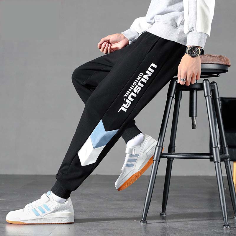 Spring and Summer Casual Sports Pants Loose Leggings Pants All-match Student Guard Pants Men