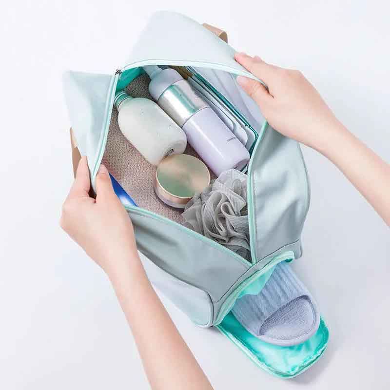 Dry and Wet Separation Wash Cosmetic Bag Simple and Convenient Easy To Carry Beach Waterproof Bag