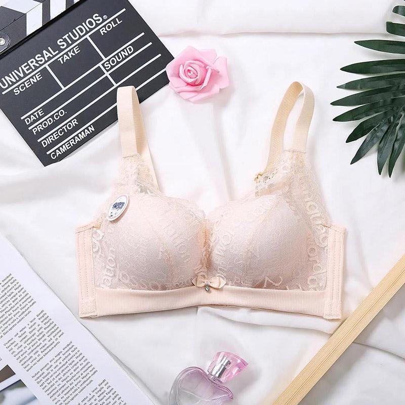 No Steel Ring Gathering Adjustment Non-magnetic Anti-static Breast-receiving Anti-sagging Women's Underwear Bra