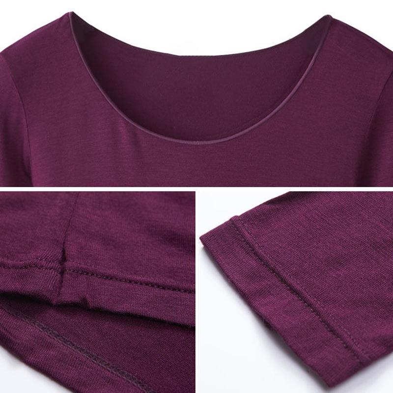 Women Long Sleeve Thermal Underwear Women Winter Thicken Tight Suit Sexy Pajamas Autumn Windproof Soft Lining High Elasticity Slim Breathable Wearable