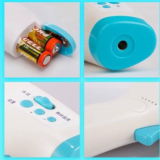 Forehead Non Contact Infrared Baby Thermometer LCD Body Temperature Fever Digital IR Gun Baby Adult