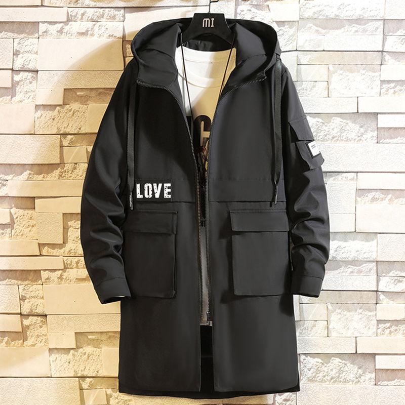 Mid-length Cotton Coat 2021 Autumn New Large Size Camouflage Men's Windbreaker Jacket