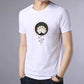 Short Sleeve T-shirts Summer O-neck Casual Shirts Harajuku Hong Kong Trendy Gangster Cat Print Tees Best Seller Cloth for Youth