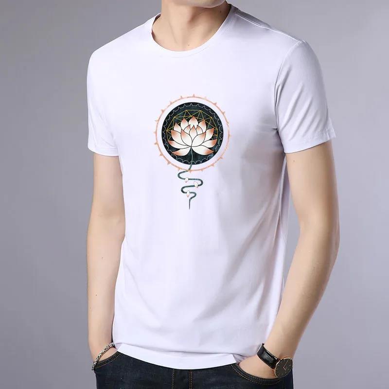 Short Sleeve T-shirts Summer O-neck Casual Shirts Harajuku Hong Kong Trendy Gangster Cat Print Tees Best Seller Cloth for Youth