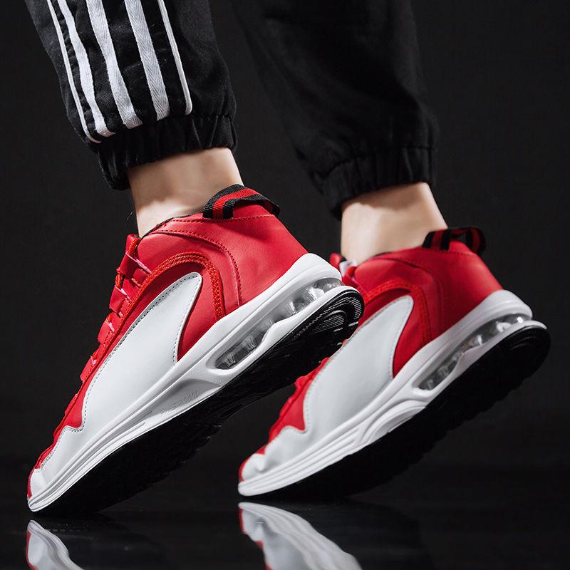 Summer Men's Shoes Air Cushion Sneakers Inner Increase Men's Breathable Running Shoes Wild