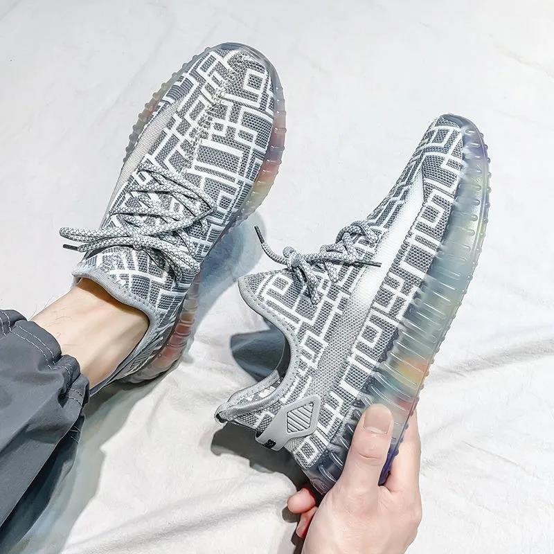 Men's Spring and Summer Lightweight Soft Sneakers Autumn Large Size Soft Sole Running Walking Sports Shoes