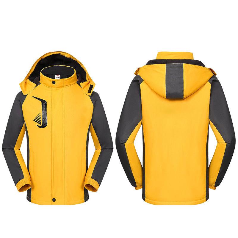 Winter Hooded Jackets Windproof Wearable Mountaineering Jacket Thicken Warm Waterproof Ski Jacket Outdoor Sports