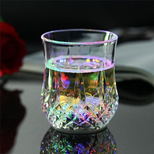 LED Automatic Flashing Cup, Light Up Mug Wine Beer Glass Whisky Shot Drink Cup for Party Bar Club