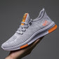 Men's Spring Autumn Large Size Solid Color Lightweight Soft Sole Flat Sports Shoes Breathable Sneakers
