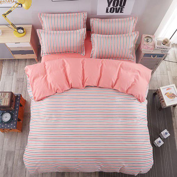 WTEMPO Brand fashion Student dormitory lattice Geometric Pattern Polyester Bedding  Duvet Cover