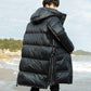 Men's Down Jacket Long Winter Youth Parka Coat Thick Coat Fashion 95% White Down Jacket