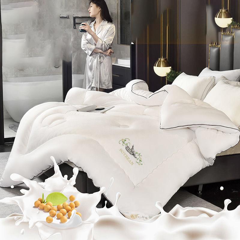 Cotton ComforterThicken Duvet Side Winter Quilts Home Bed Cover Soft Blankets Warm Bed