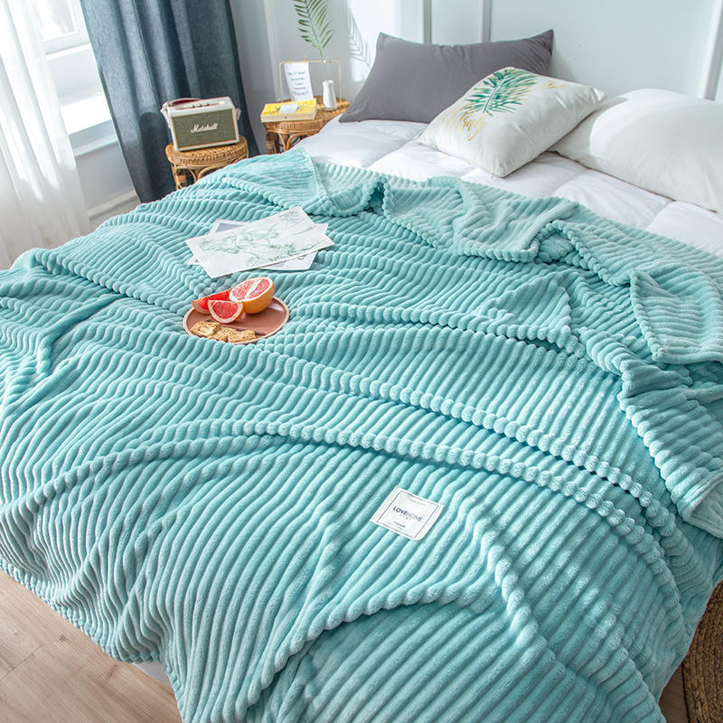 Big Blanket Four Seasons Bed Sheet Warm Bed Sheet Milk Fleece Blanket Thin Section Single Coral Fleece Sofa Blanket