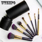 7 Pack Beginner Makeup Brush Set Animal Hair Makeup Tools Complete Shadow Brush Lip Powder Brush
