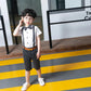 Children's Clothing Boys' Suits Children's Clothing Middle Small Children Children Baby Dresses Short-sleeved Summer DressesKorean Version