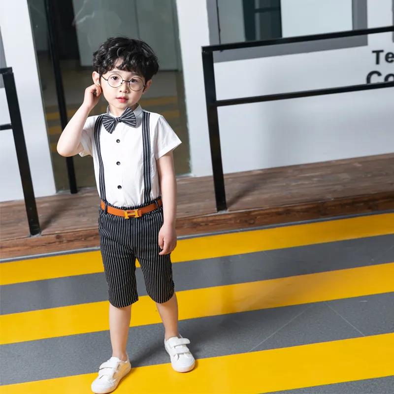 Children's Clothing Boys' Suits Children's Clothing Middle Small Children Children Baby Dresses Short-sleeved Summer DressesKorean Version