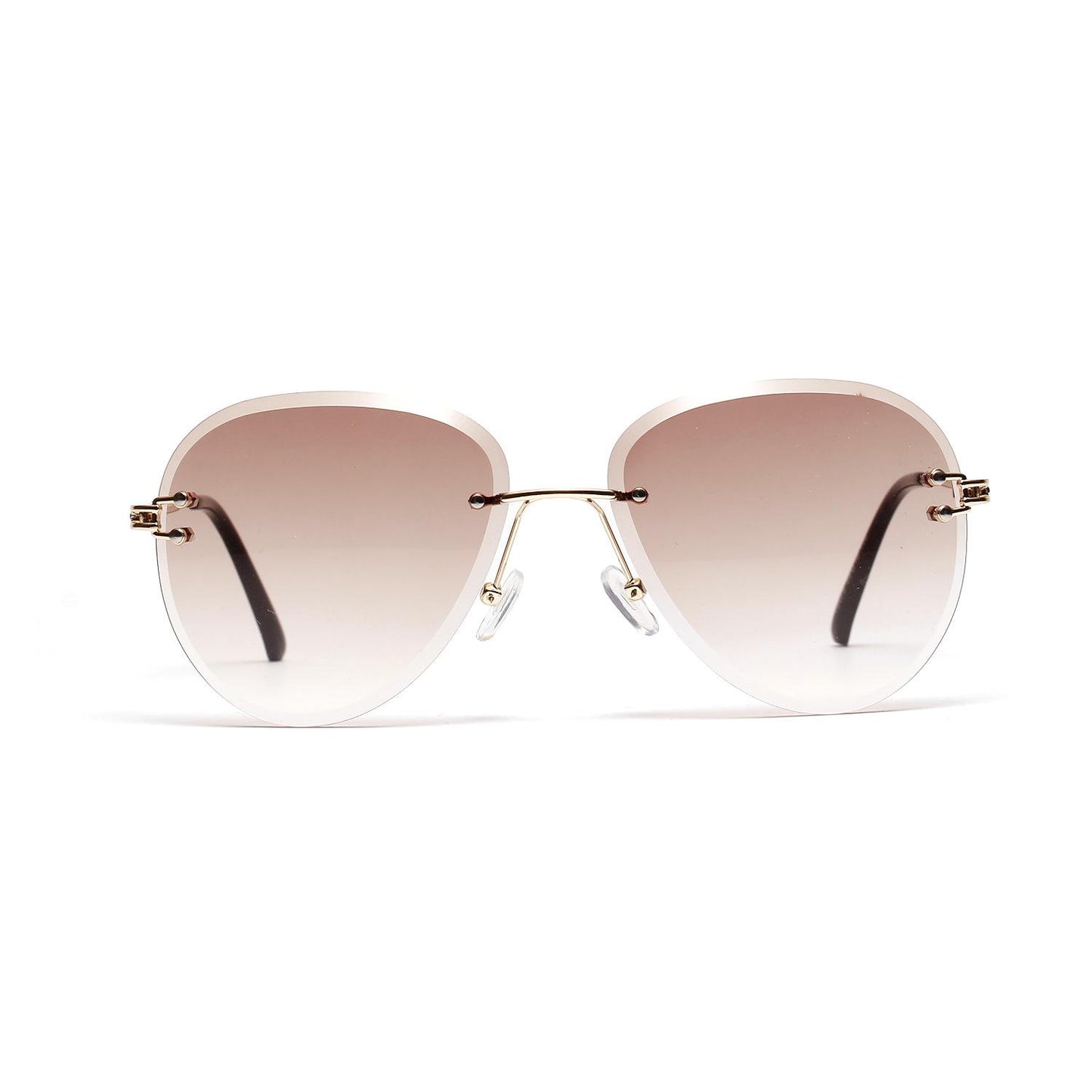 WTEMPO Sunglasses Men's Sunglasses women Borderless Diamond Cut Popular Sunglasses