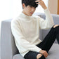 Youth Fashion Slim Thin Men's Autumn and Winter Round Neck Sweater Pullover Sweater