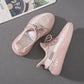 High Quality Women's Summer Sports Shoes Breathable Lightweight Mesh Shoes Students Wild Ins Running Shoes Girls Sneaker