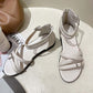 Female Summer All-match Student Fairy Style Flat Shoes Rome Shoes