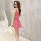 Swimsuit Women's One-piece Skirt-style Small Breasts Gather To Show Thinness and Cover Belly Swimsuit Large Size Sweet One-piece Swimsuit