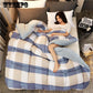 Double Air Conditioning Quilt with Thickened Warm Quilt Core In Winter