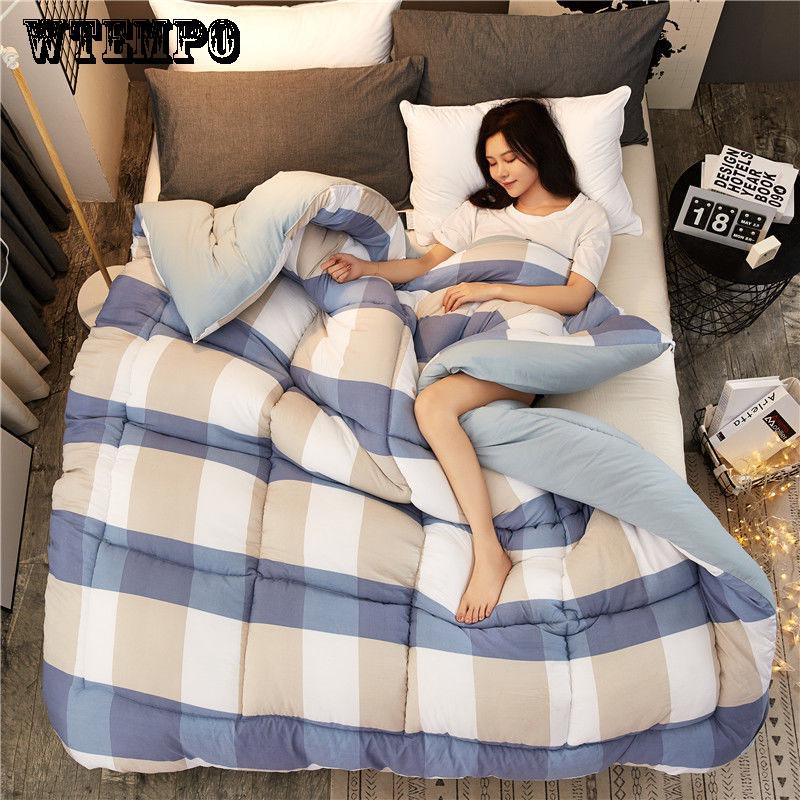 Double Air Conditioning Quilt with Thickened Warm Quilt Core In Winter