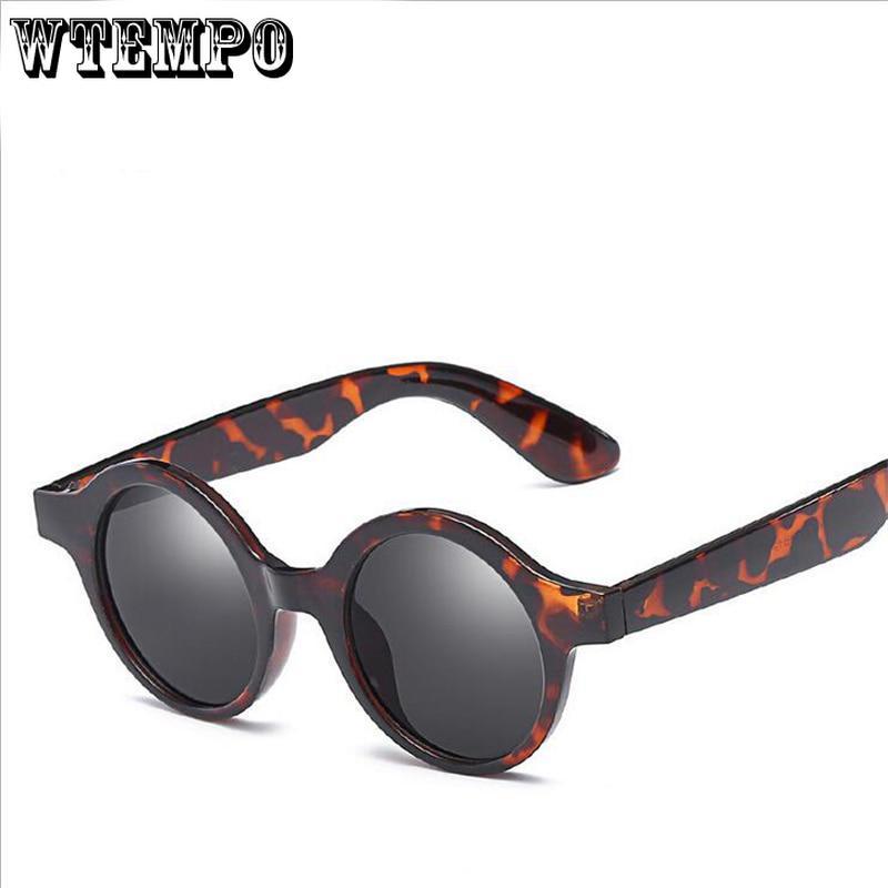 WTEMPO Trend Anti-UV Round Sunglasses For Unisex Retro Bean Flower Frame Women Sunglasses 2019 Cheap