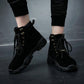 Autumn and Winter Men's Martin Boots Warm Working Boots Lace Up Men's Combat Boots High Top Shoes