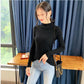 Pullover Sweater Top Women Fall/winter Inner Wear Bottoming Shirt Slim Tight-fitting Turtleneck Pullover Sweater