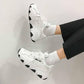 Plus Size 35-40 Summer Women Mesh Luminous Sneakers Students Breathable Running Basketball Shoes Shockproof Non-slip Shoes