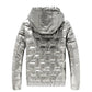 Winter Hooded Down Jacket Short Thick Warm Jacket Shiny Simple and Versatile Winter Clothes