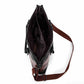 Business Briefcase Men Brown PU Leather Wild Zipper Waterproof Handbag Shoulder Bags Computer Bag