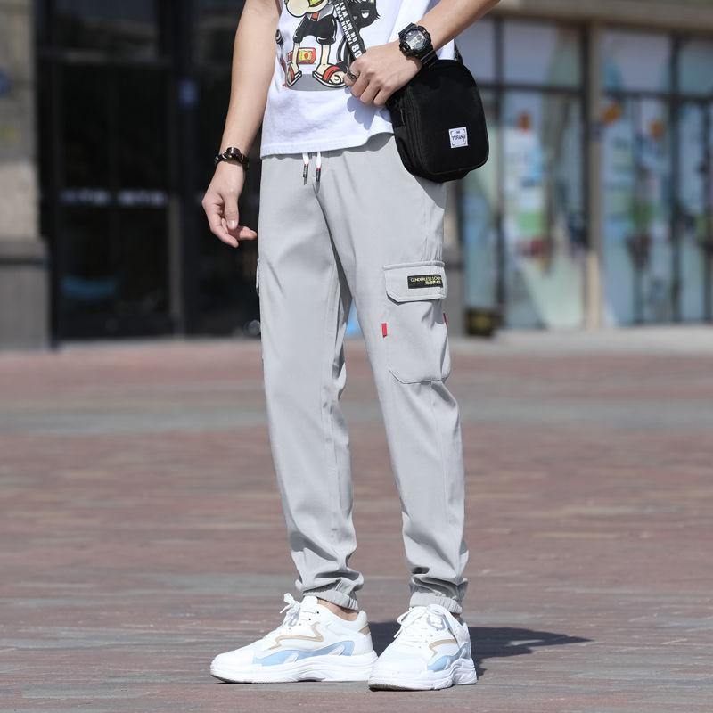Autumn Overalls Loose Men's Leggings Pants Young Students Trousers Casual Pants