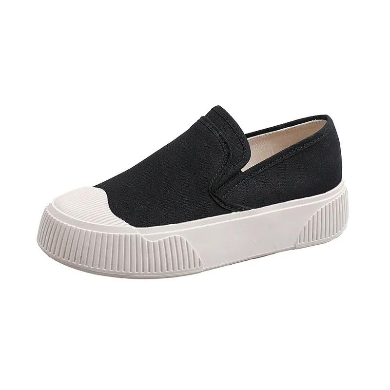 Women Wear Canvas Shoes In Spring and Summer, Breathable Thick Soled Anti-skid, Fashionable and Versatile Casual Shoes