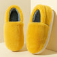 Winter House Women Fur Slippers Soft Memory Foam Sole Cute Cartoon Bedroom Ladies Fluffy Slippers Couples Plush Shoes