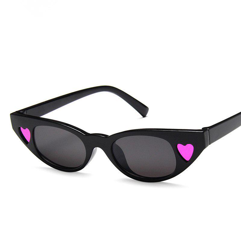 Small Vintage Sunglasses Women Cat Eye Brand Designer Retro Cateyes Sun Glasses Female Frame Love He