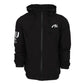 Long Sleeve Plus Size Sports Solid Color Sweater Men's Cardigan Hooded Fitness Jacket Casual Jogging