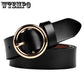 Belt Fashion Women Leather Alloy Pin Buckle Waist Strap Belt Slim Waistband