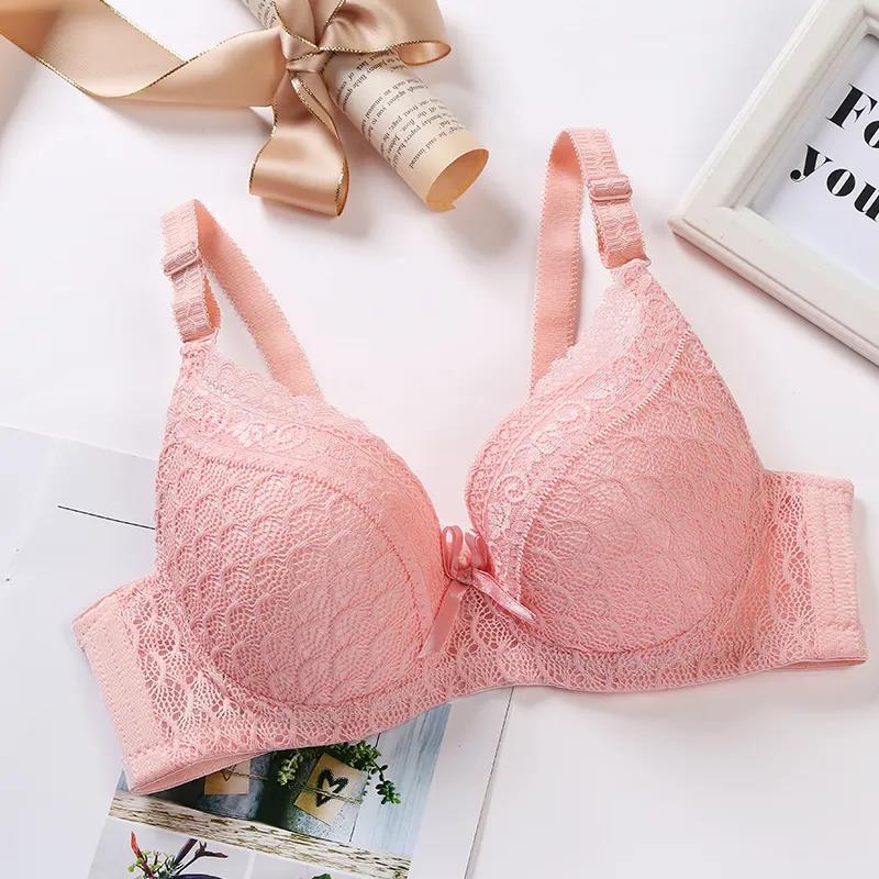 Steel Ring Lace Small Chest Gathers The Upper Thin and The Lower Thick Anti-sagging Shaping Sexy Breasts Upper Support Women's Underwear Bra