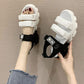 Summer Sandals for Women’s Outer Wear Comfortable Breathable and Thickening Women’s Shoes Flat Bottom Fashion