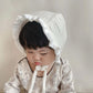 Baby Windproof Hat Tire Hat Full Moon Hundred Days Autumn Hat Winter Double Layer Princess Hat Lace Lace Lace Up Baby Girl Palace Hat