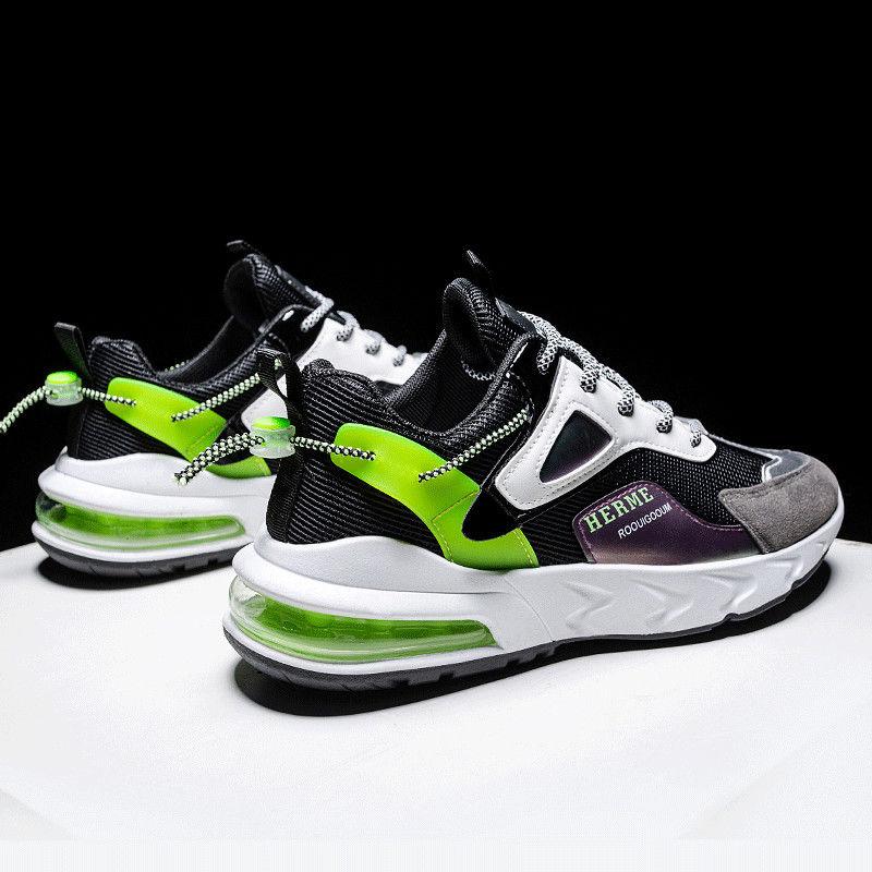 Fall Men's Shoes All-match Breathable Mesh Shoes Men's Korean Fashion Sports and Leisure Running Shoes