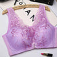 Women Beautiful Back Large Size Bra Without Steel Ring Thin Sexy Full Cup Vest Style Gather Breathable Fashion Bra