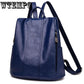 Female Backpack Women Leather Backpack For Teenager Girls School Bag Shoulder Travel Backpack