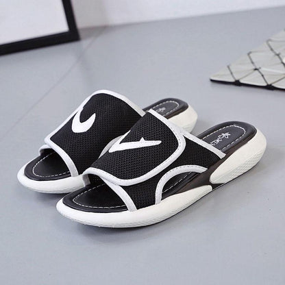 Sandals women summer casual sandals and slippers ladies wear flat bottom thick bottom with a belt