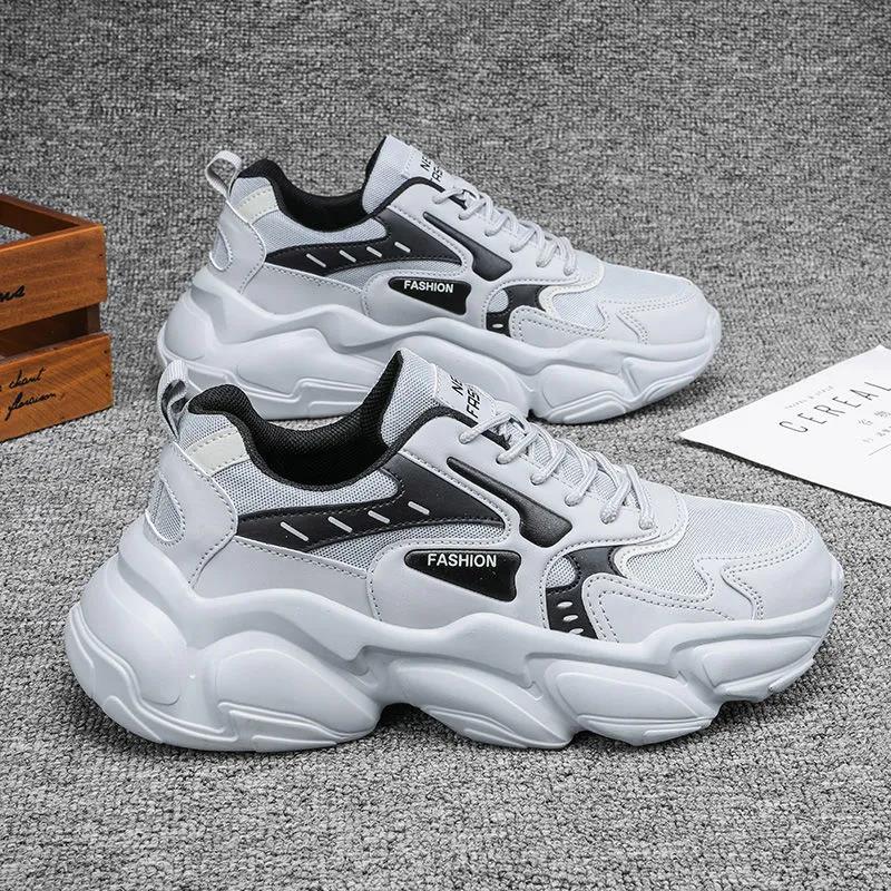 Street All-match Sneakers Men's Increasing Orgasm Shoes Autumn Youth Trend Casual Daddy Shoes