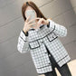 Non-shedding Autumn and Winter Women's Imitation Mink Fleece Sweater Women's Knitted Cardigan Jacket Thickening
