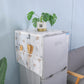 Print Dust Covers Washing Machine Covers Refrigerator Organizer Fridge Dust Cover with Pocket Home Decor