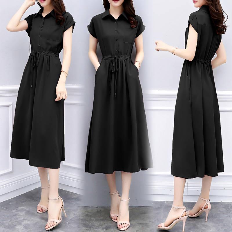 Women Short Sleeve Backelss Summer Dress Casual Dress Spaghetti Strap Dresses Button Midi Sundress